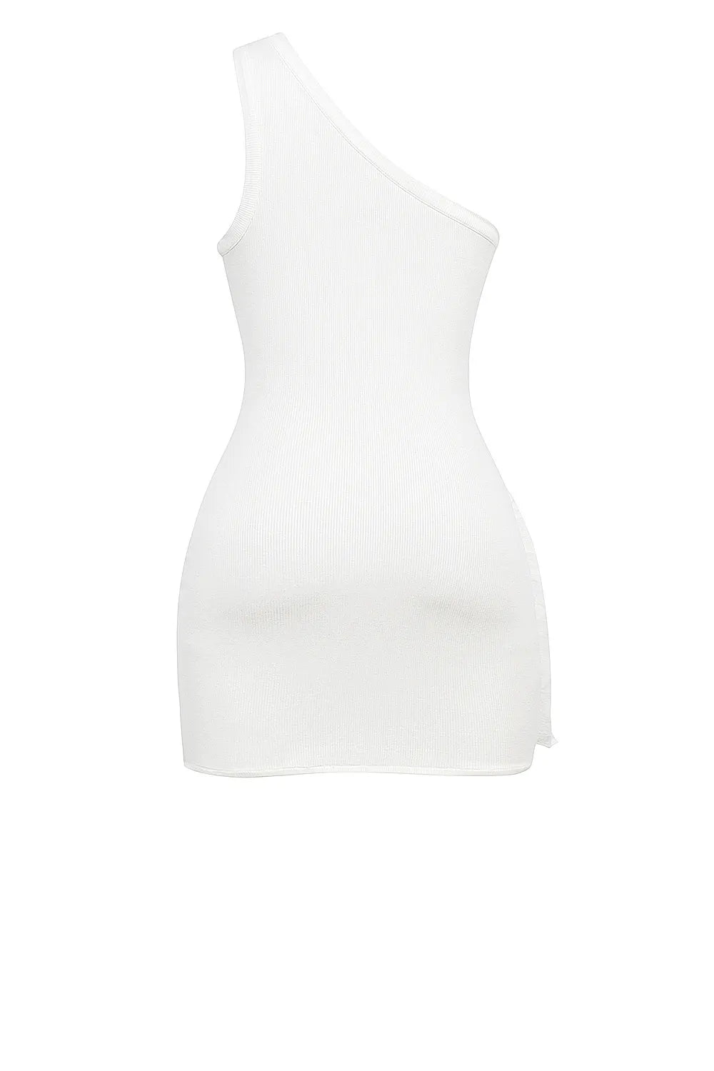 Mistress Rocks White Ruffle Asymmetric Mini Dress - SALE