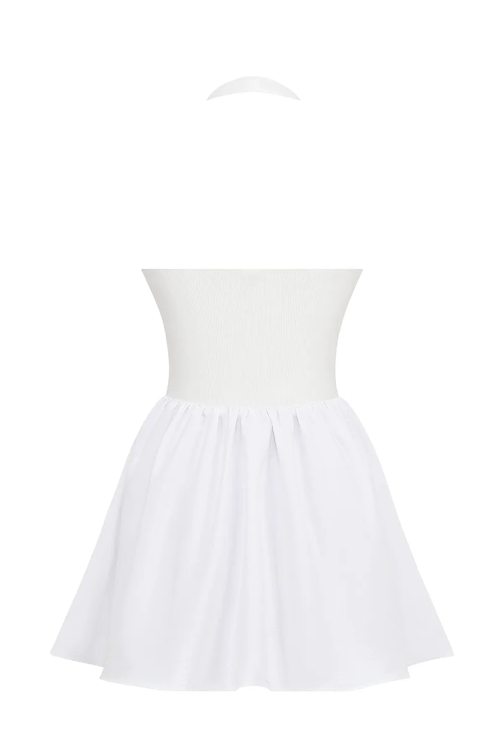 Mistress Rocks White Halter Mini Dress - SALE