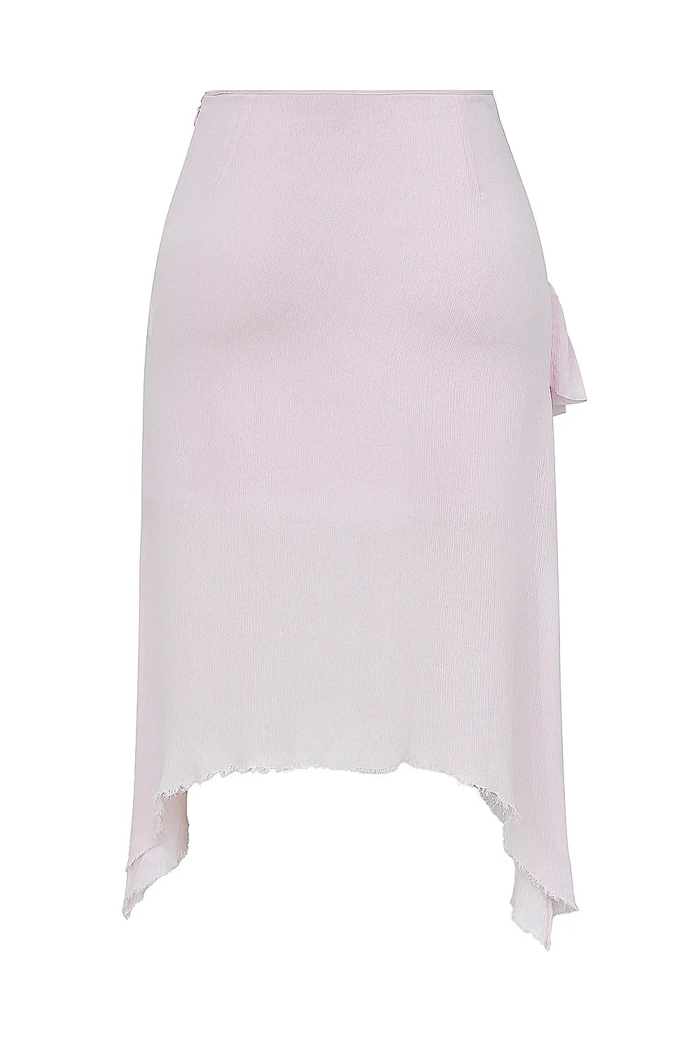 Mistress Rocks Pink Icing Shirred Ruffle Midi Skirt - SALE