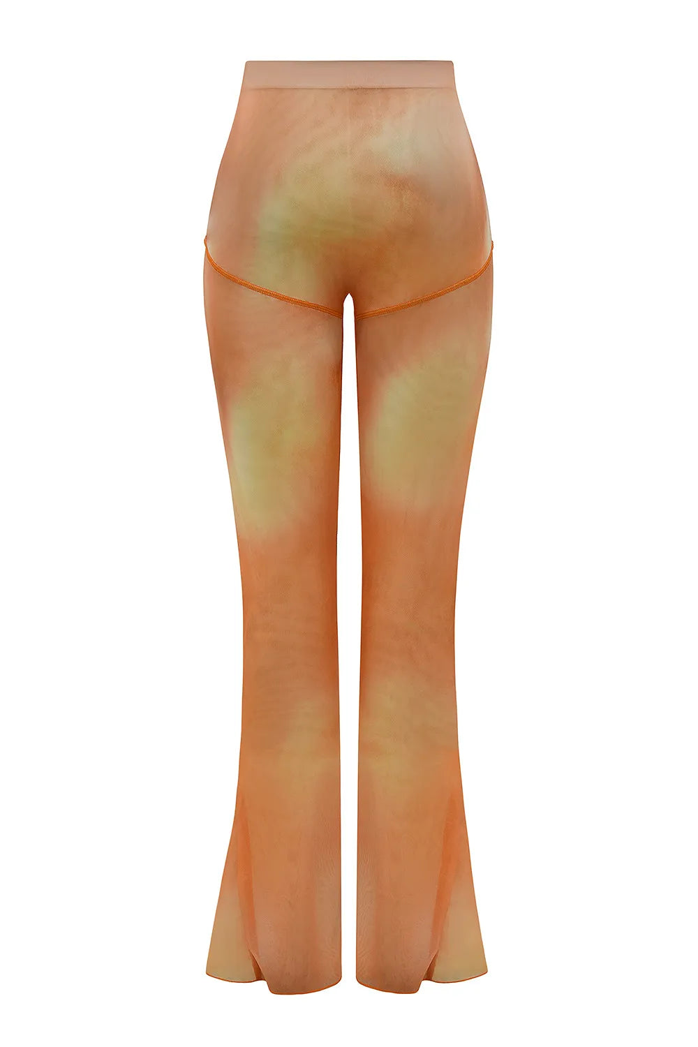 Mistress Rocks Orange Ombre Flared Trousers - SALE