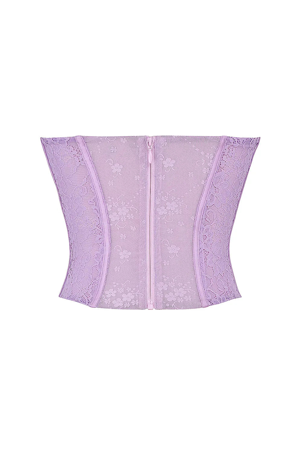Mistress Rocks Orchid Lace Underwired Corset - SALE