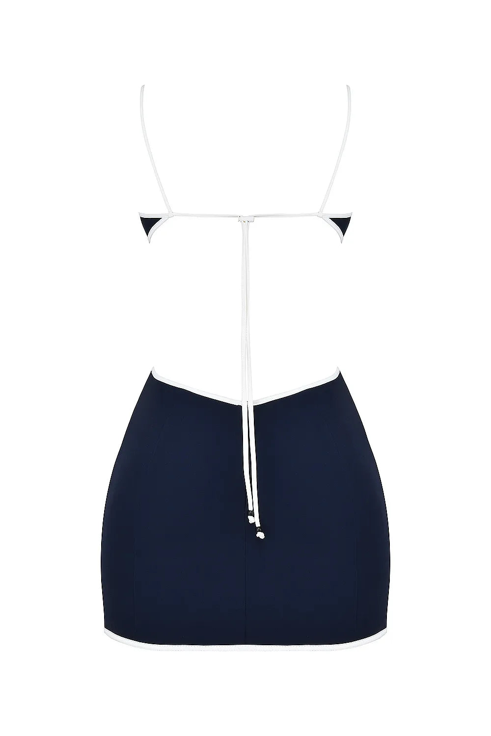 Mistress Rocks Navy Open Back Mini Dress - SALE