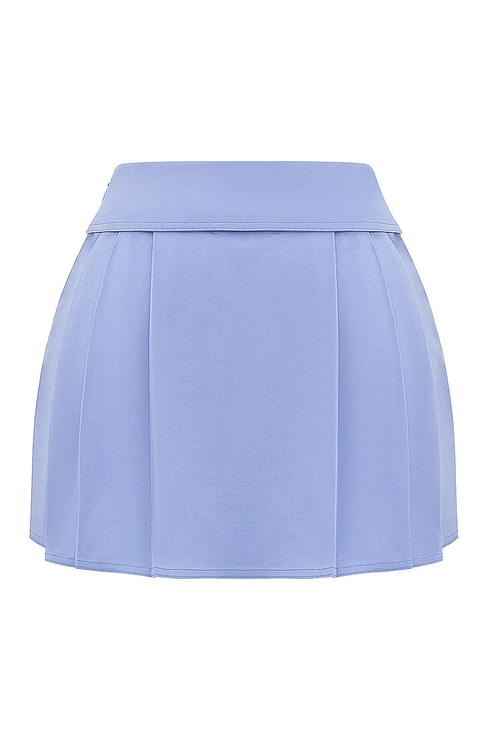 Mistress Rocks Heather Folded Waist Pleated Mini Skirt - SALE