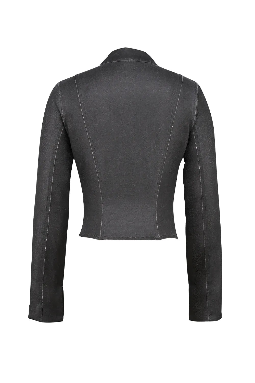 Mistress Rocks Vintage Cocoa Waxed Cotton Fitted Jacket - SALE