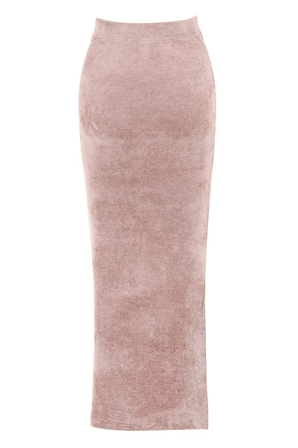 Rene Rose Chenille Maxi Skirt