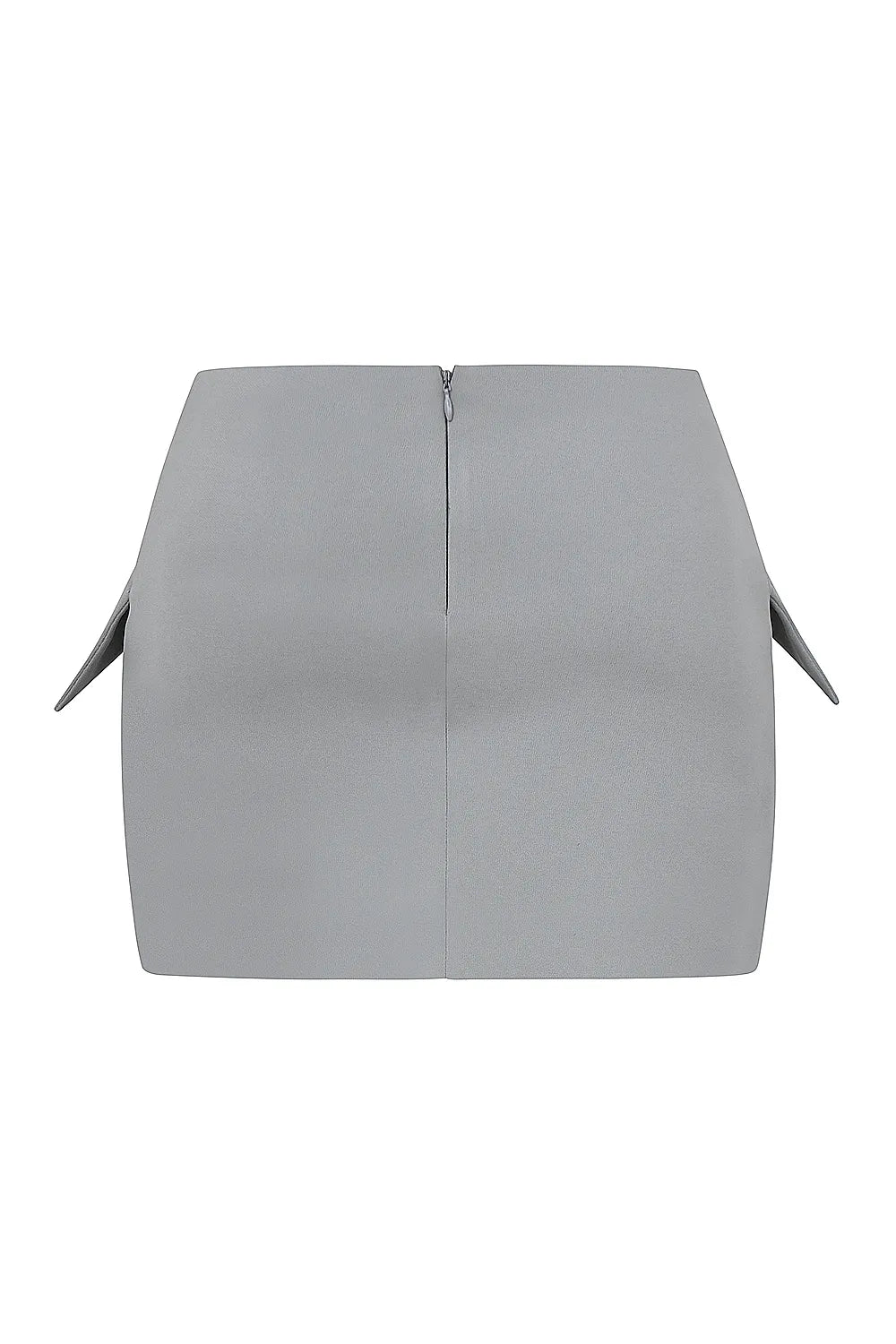 Cici French Grey A-Line Mini Skirt