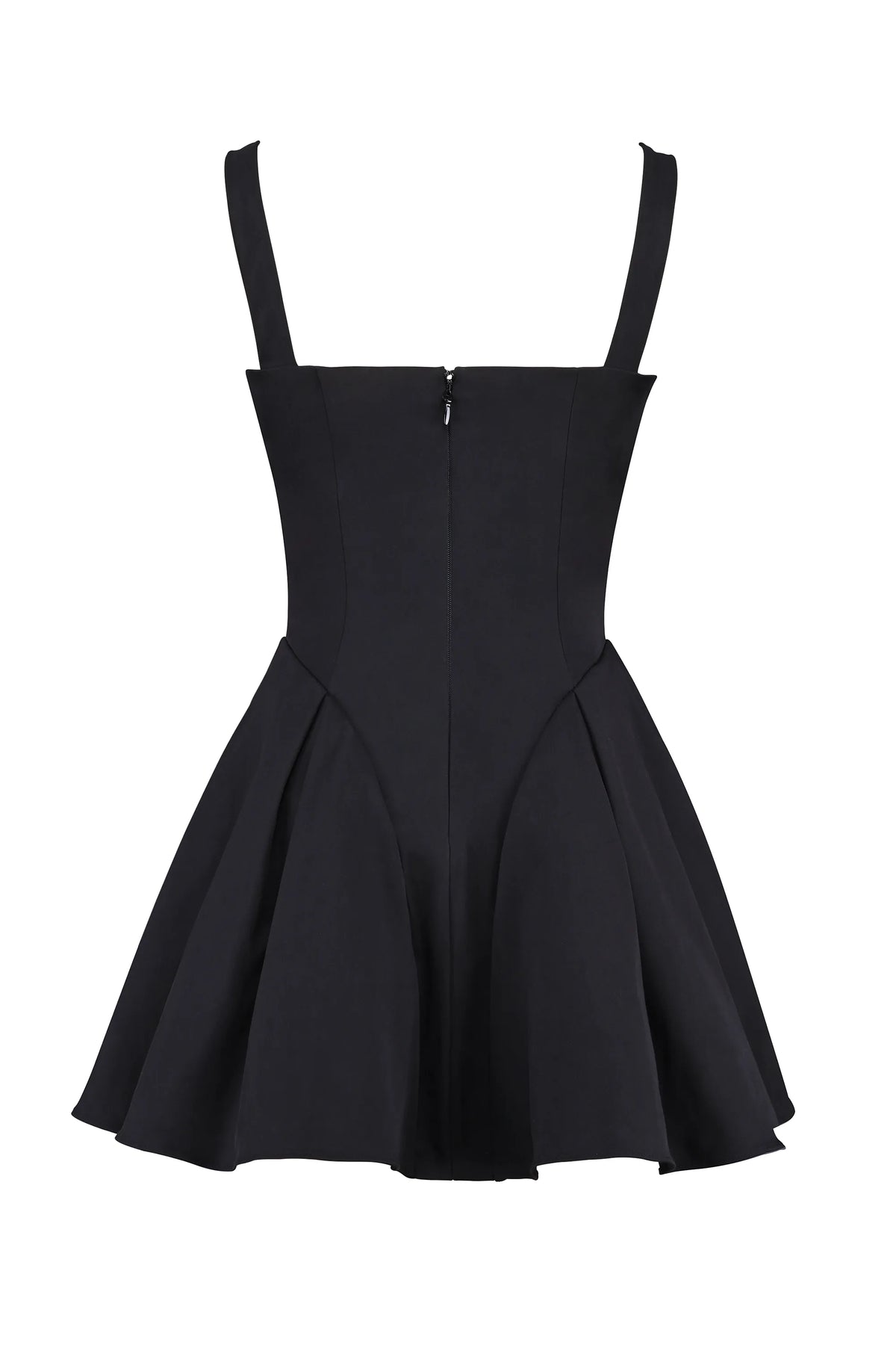 Bunny Black Twill Mini Dress