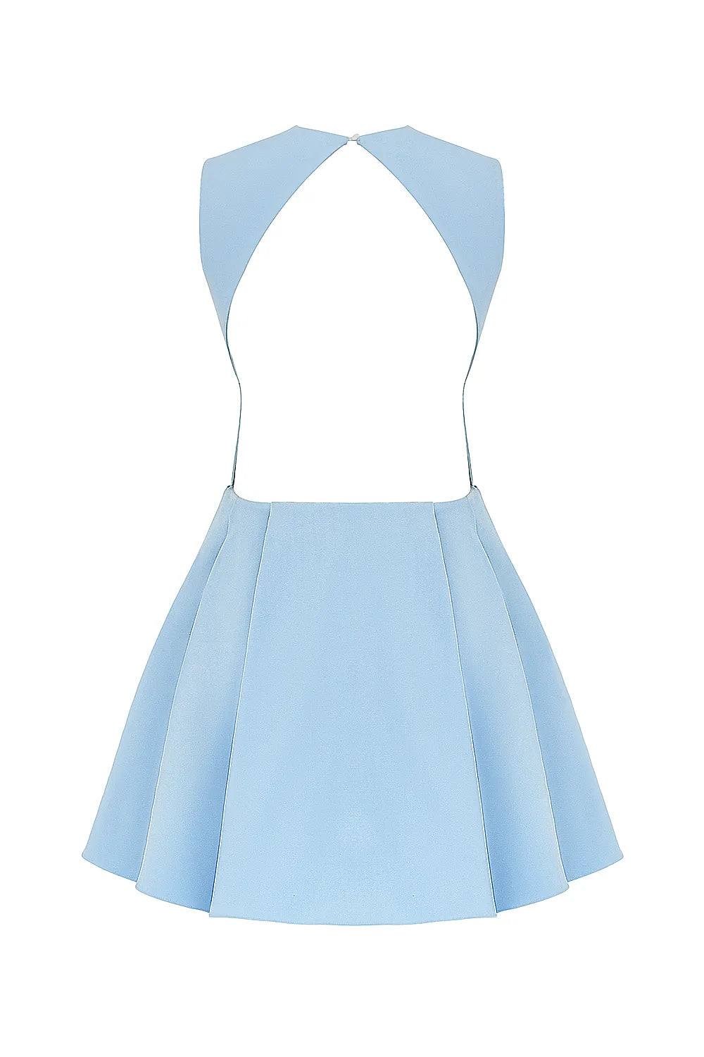 Ingrid Tuscan Blue Twill Mini Dress