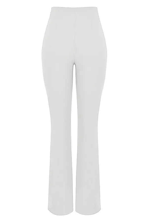Laurel Ivory High Waisted Trousers