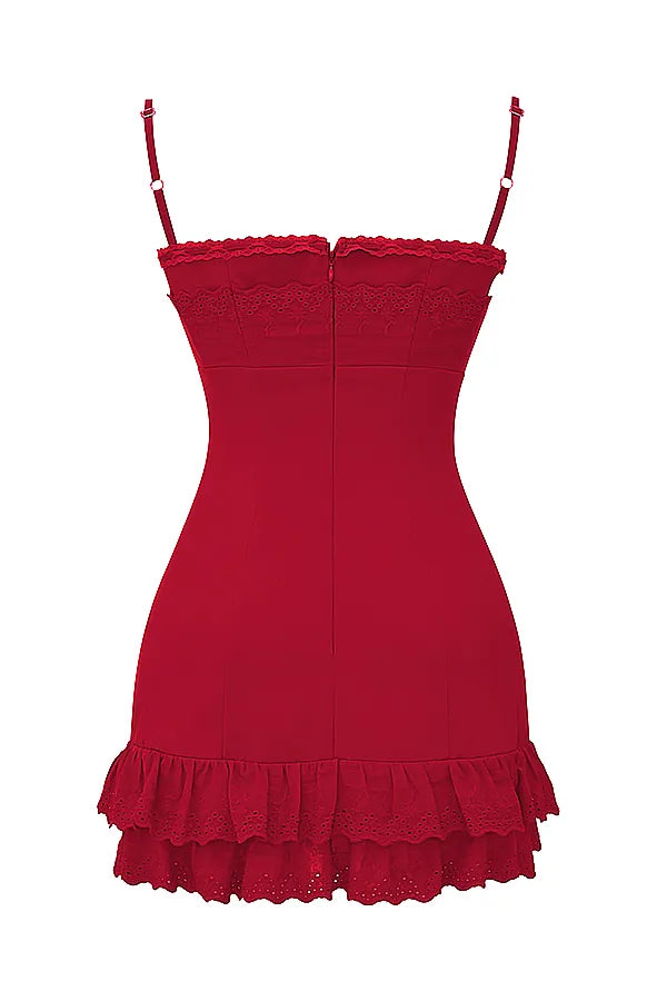 Luci Cherry Corset Dress