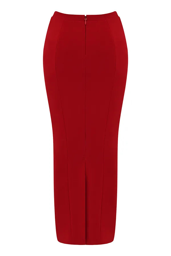 Nayara Red Rose Maxi Skirt