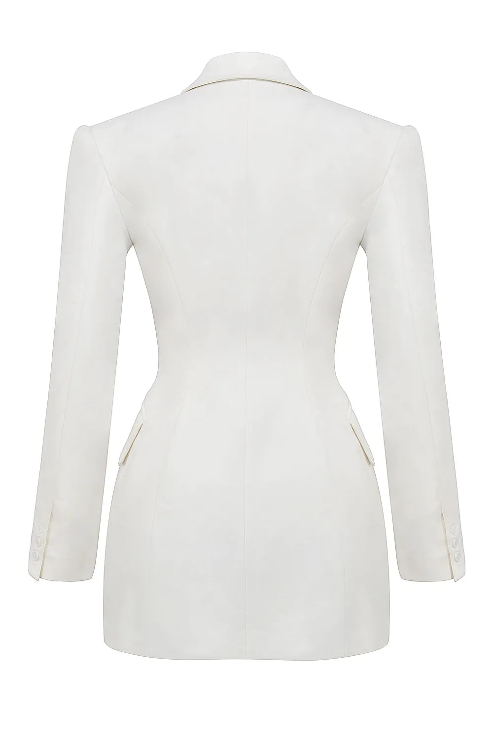Amia White Blazer Mini Dress