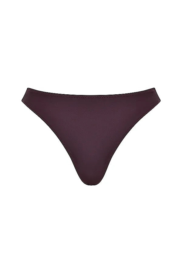Capri Cacao High Leg Bikini Bottom