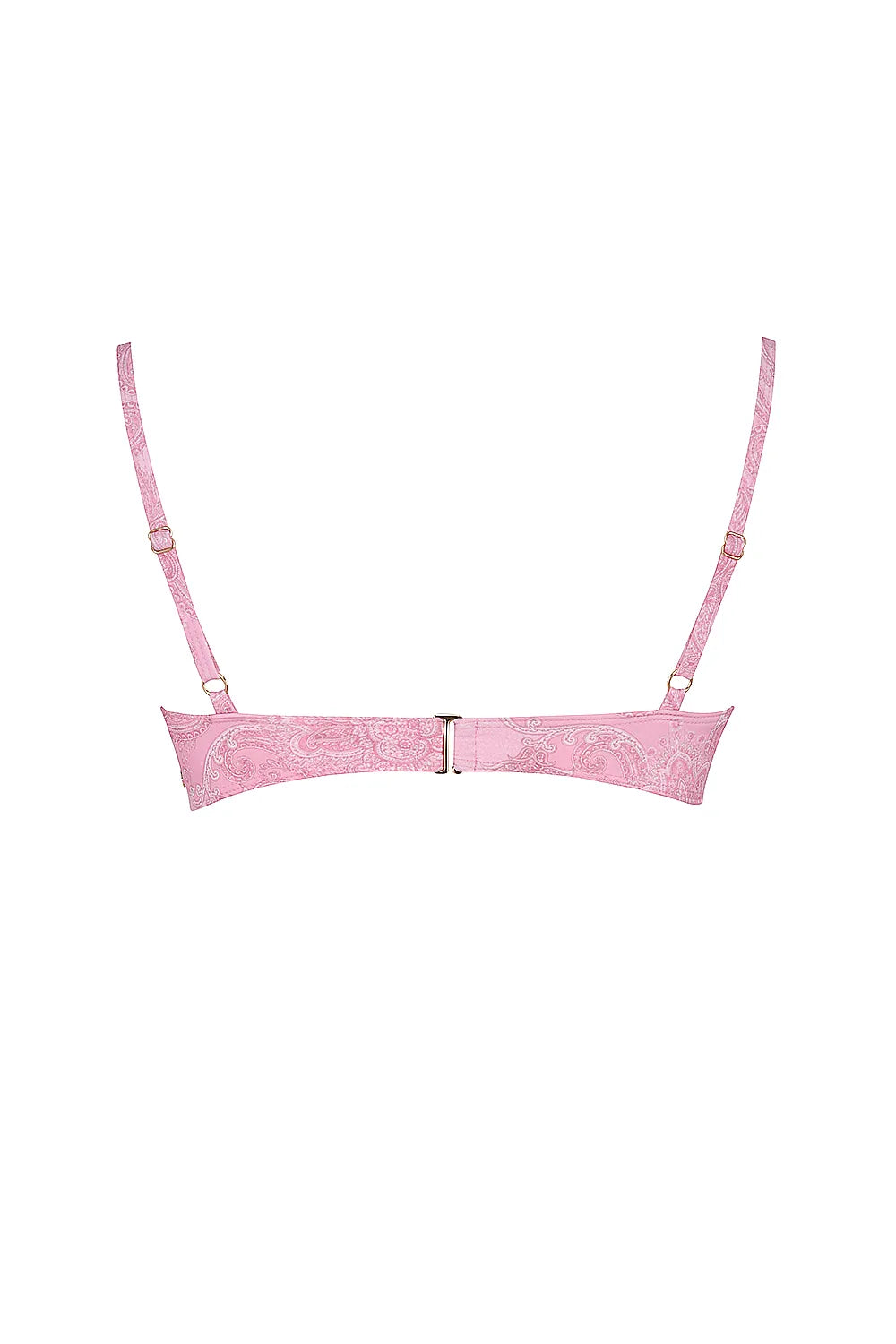 Antibes Pink Paisley Underwired Bikini Top