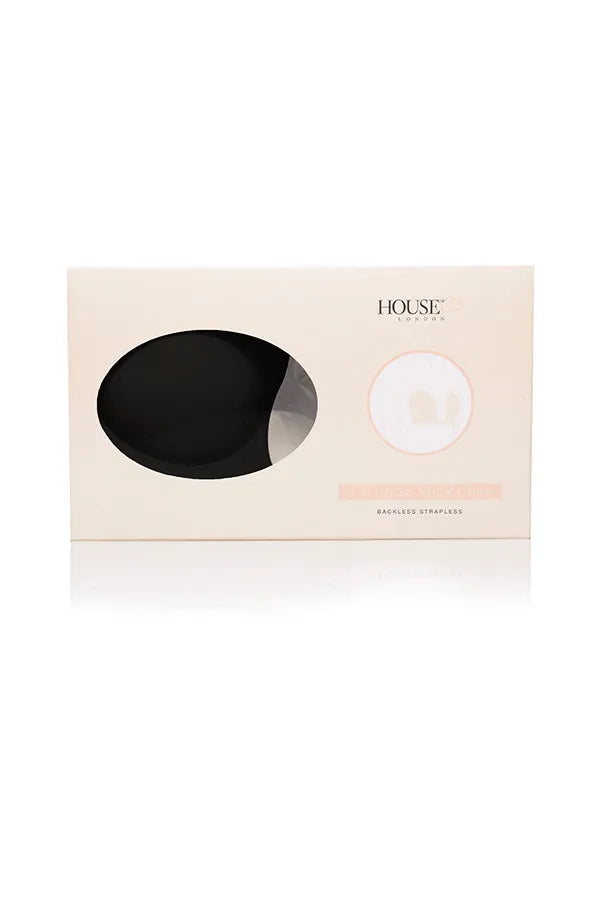 U Plunge Self Adhesive Bra - Black