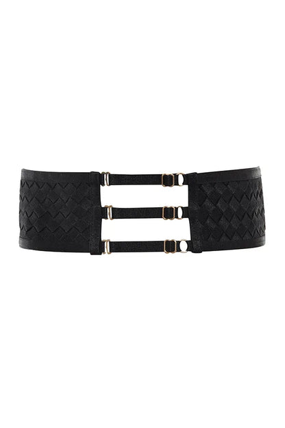 Candy Black Waist Belt