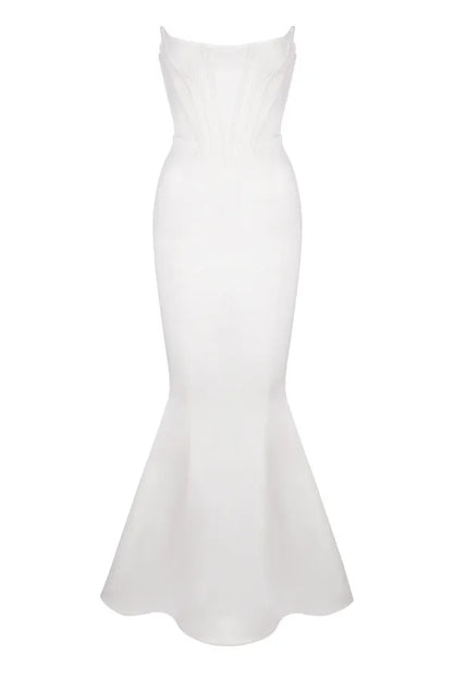 Ines Ivory Strapless Corset Bridal Gown - Limited Edition