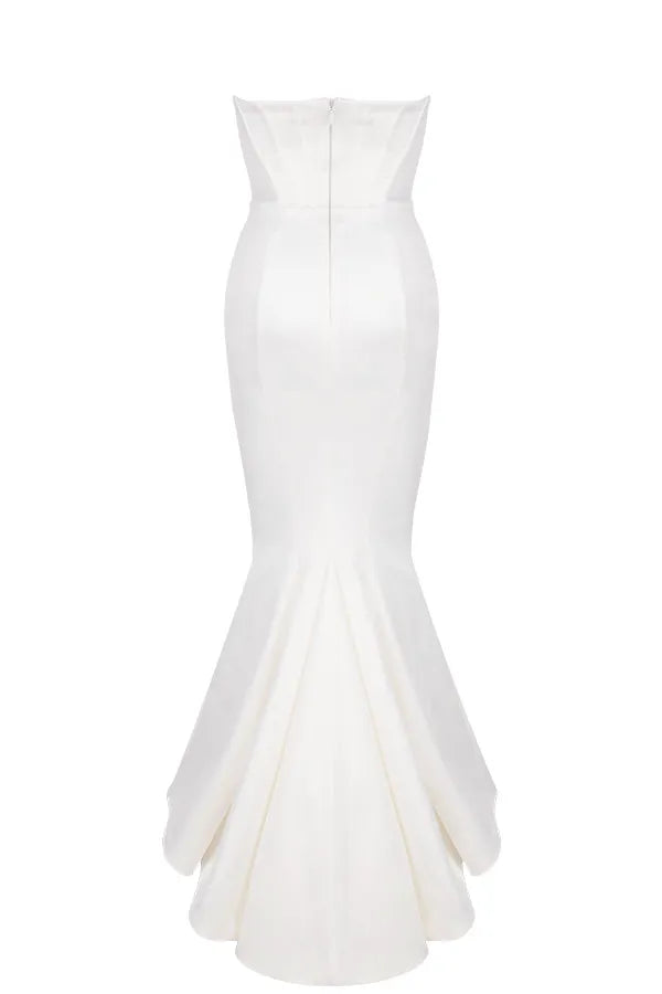 Ines Ivory Strapless Corset Bridal Gown - Limited Edition