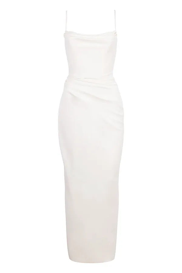 Margaux Ivory Draped Bridal Gown - Limited Edition