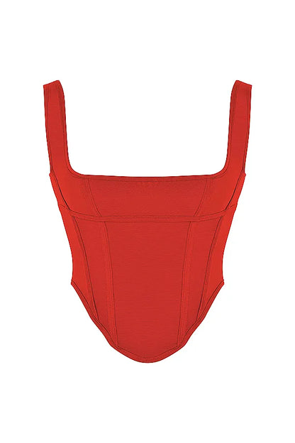 Edetta Scarlet Mesh Corset