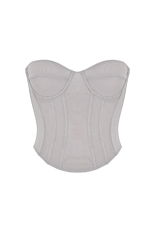 Demi Grey Underwired Corset