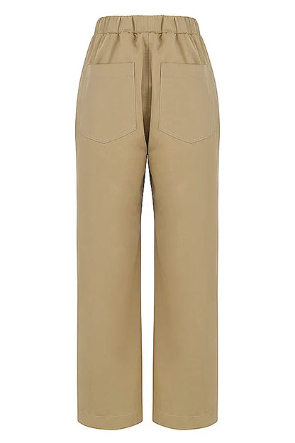 Luna Camel Cargo Trousers