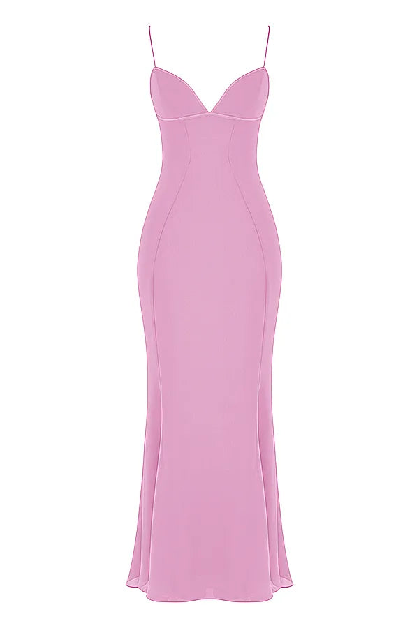 Loren Pink Maxi Dress