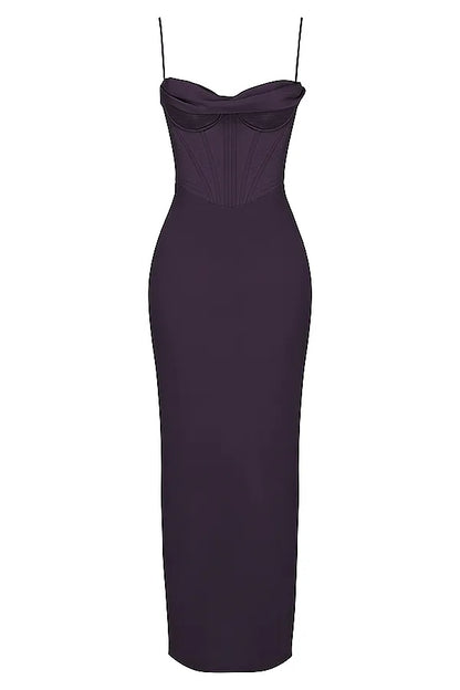 Charmaine Night Shade Corset Maxi Dress