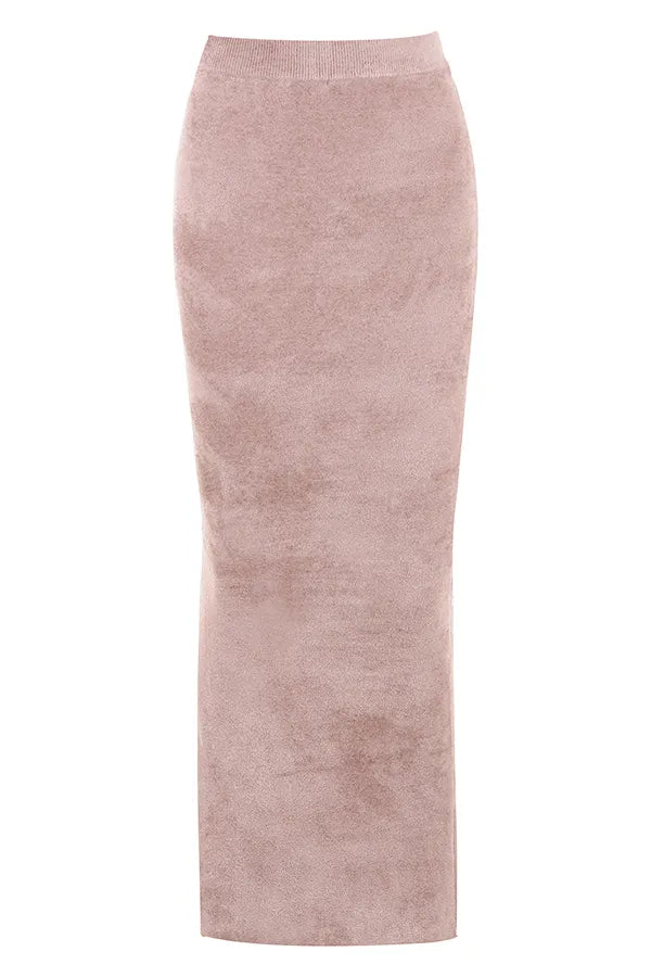 Rene Rose Chenille Maxi Skirt