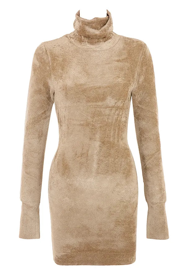 Taya Fawn Chenille Mini Dress