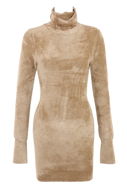 Taya Fawn Chenille Mini Dress