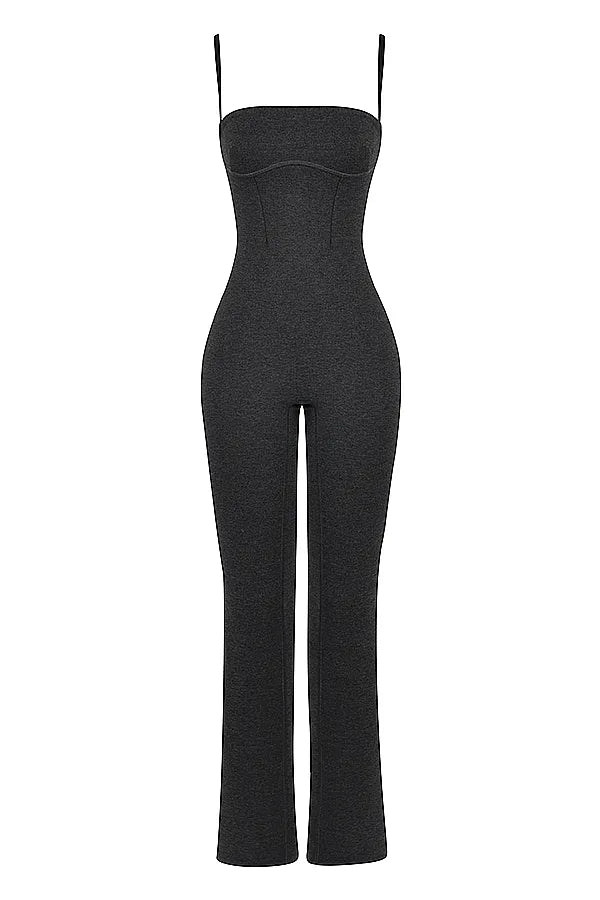 Luisa Charcoal Loungewear Jumpsuit
