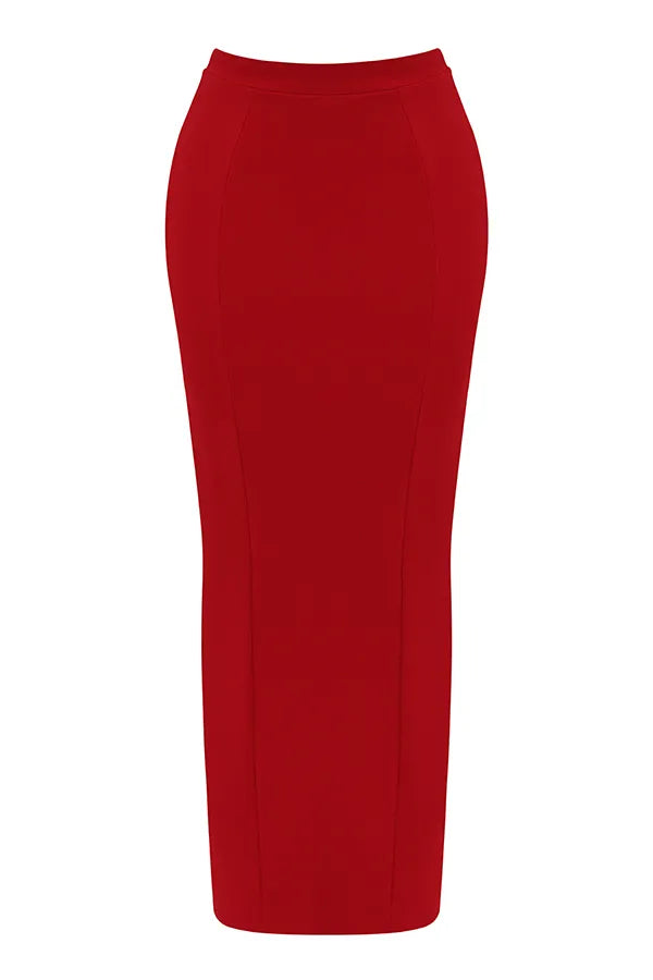 Nayara Red Rose Maxi Skirt