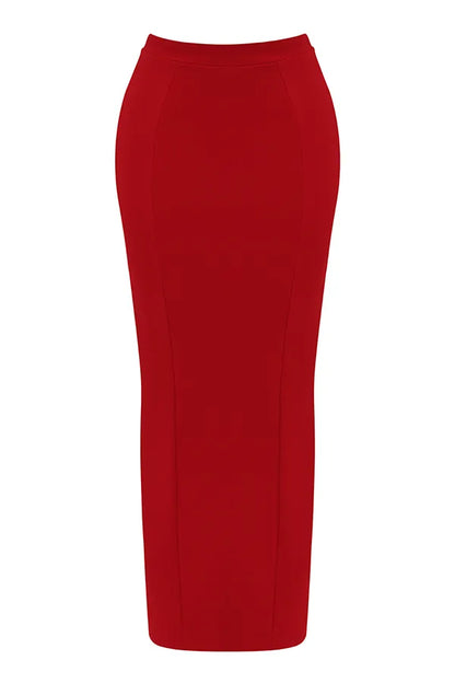 Nayara Red Rose Maxi Skirt