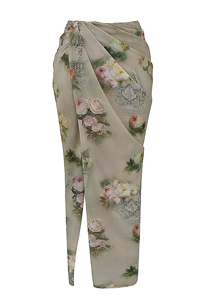 Vesper Vintage Floral Maxi Skirt