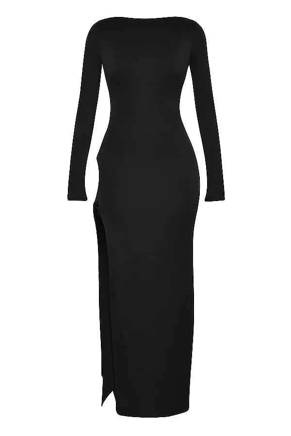 Marella Black Cutout Maxi Dress