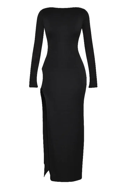 Marella Black Cutout Maxi Dress