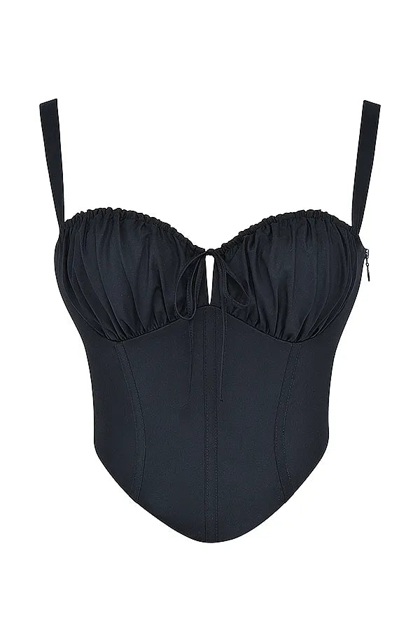 Analia Black Bustier Corset