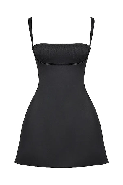 Kara Black Mini Dress