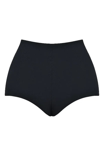 Tahni Black High Waisted Shorts