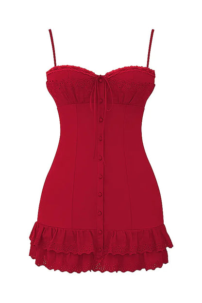 Luci Cherry Corset Dress