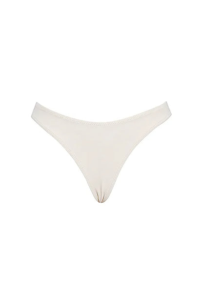 Capri Vanilla High Leg Bikini Bottom