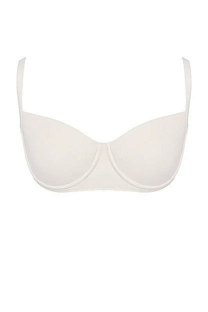 Lourdes Vanilla Underwired Bikini Top