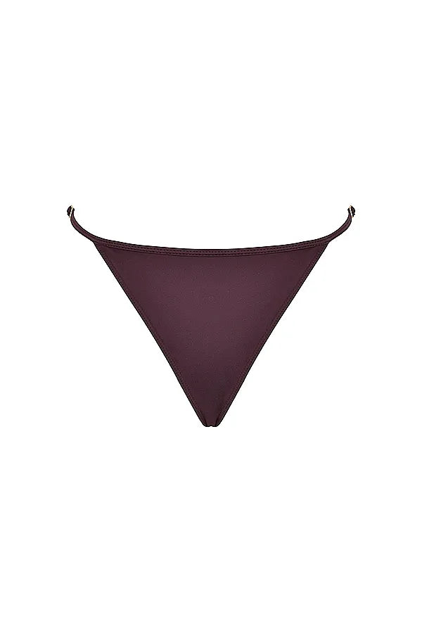 Cote D&acute;Azur Cacao Thong Bikini Bottom