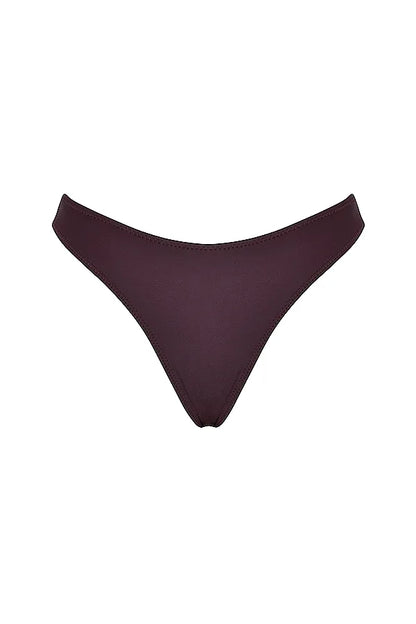 Capri Cacao High Leg Bikini Bottom