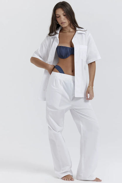 Maiko White Oversized Shirt
