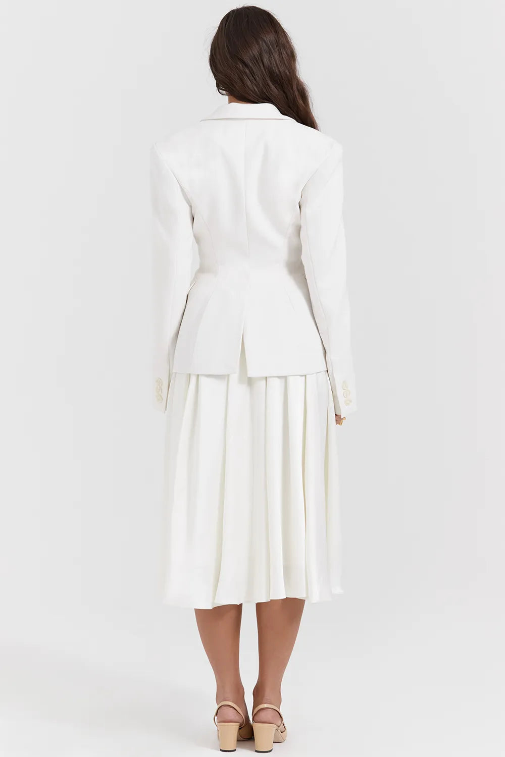 Sariah Ivory Contour Tailored Blazer