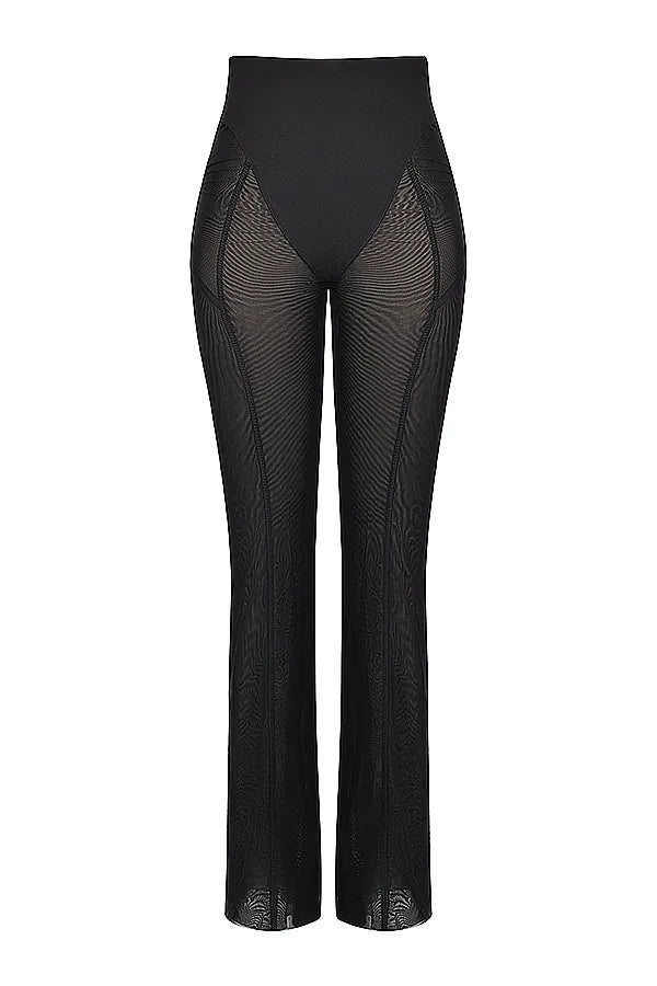 Avalon Black High Waist Trousers