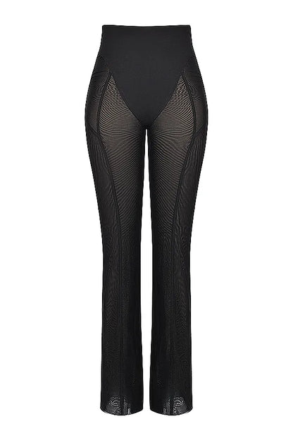 Avalon Black High Waist Trousers