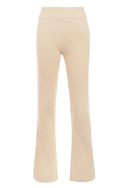 Nereida Cream Cashmere Blend Trousers